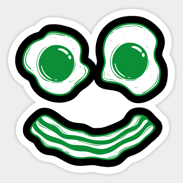 Green eggs and ham Saint Patricks Day Eastern Sticker by star trek fanart and more